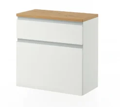 SALEA Garderobe weiß schmal