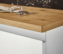 SALEA Garderobe weiß schmal
