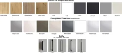 Sinfonie Plus Nova Kleiderschrank weiß mit Spiegel