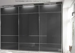 Sinfonie Plus Schwebetürenschrank mit Glastüren