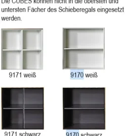 Solution Regalwand mit TV Fach