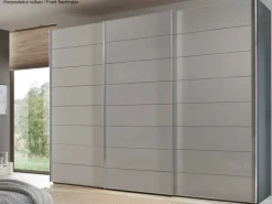 Sonate Como Glas Schwebetürenschrank 3m