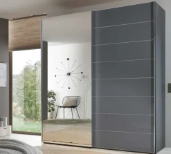 Sonate Como Kleiderschrank mit Spiegel B225 cm