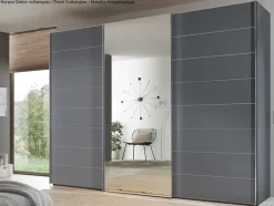 Sonate Como Schwebetürenschrank mit Spiegel B249 cm