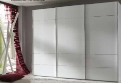 Sonate Lucca Glas Kleiderschrank B373 cm