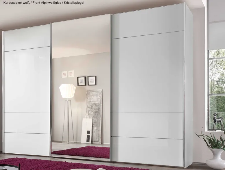 Sonate Lucca Schwebetürenschrank Spiegeltüren B373 cm