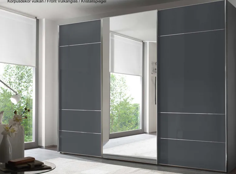 Sonate Lucca Schwebetürenschrank Spiegeltüren B373 cm