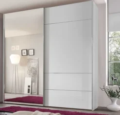 Sonate Lucca Schwebetürenschrank mit Spiegel 200 cm breit
