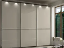 Sonate Pesaro Kleiderschrank mit Glastüren B373 cm