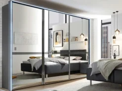 Sonate Pesaro Kleiderschrank Glas B280 cm