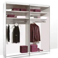 Staud Sonate Como Kleiderschrank Glas B225 cm