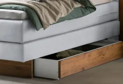 Texas Boxspringbett mit Holz