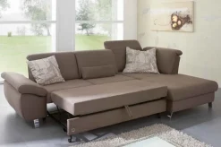 Time Ecksofa mit Sitztiefenverstellung