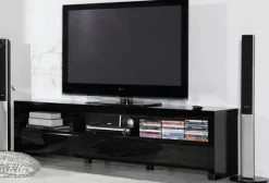 TV Lowboard weiß Hochglanz