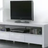 TV Unterschrank schwarz Hochglanz
