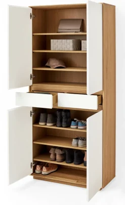 V100 Garderobe mit Sitzbank
