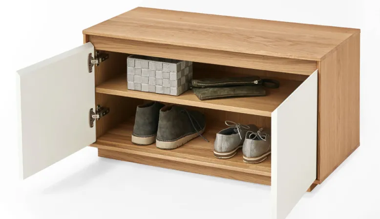V100 Garderobe mit Sitzbank