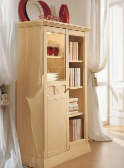 Vienna kleiner Wohnzimmerschrank Pinie massiv