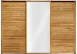Woodside Kleiderschrank Massivholz Schwebetür